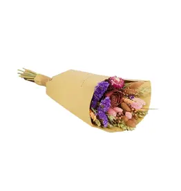 Droogbloemen medium burgundy