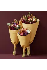 Droogbloemen medium burgundy