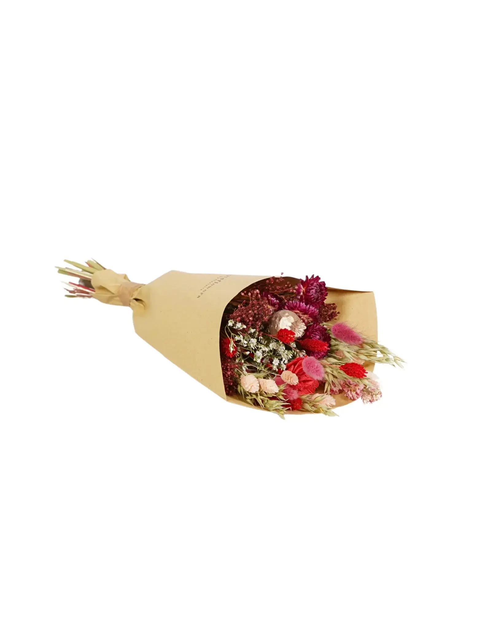 Droogbloemen small red