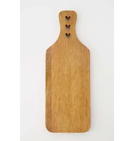 Borrelplank hout hartjes