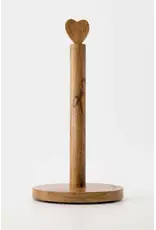 Keukenrolhouder hartje naturel
