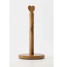 Keukenrolhouder hartje naturel