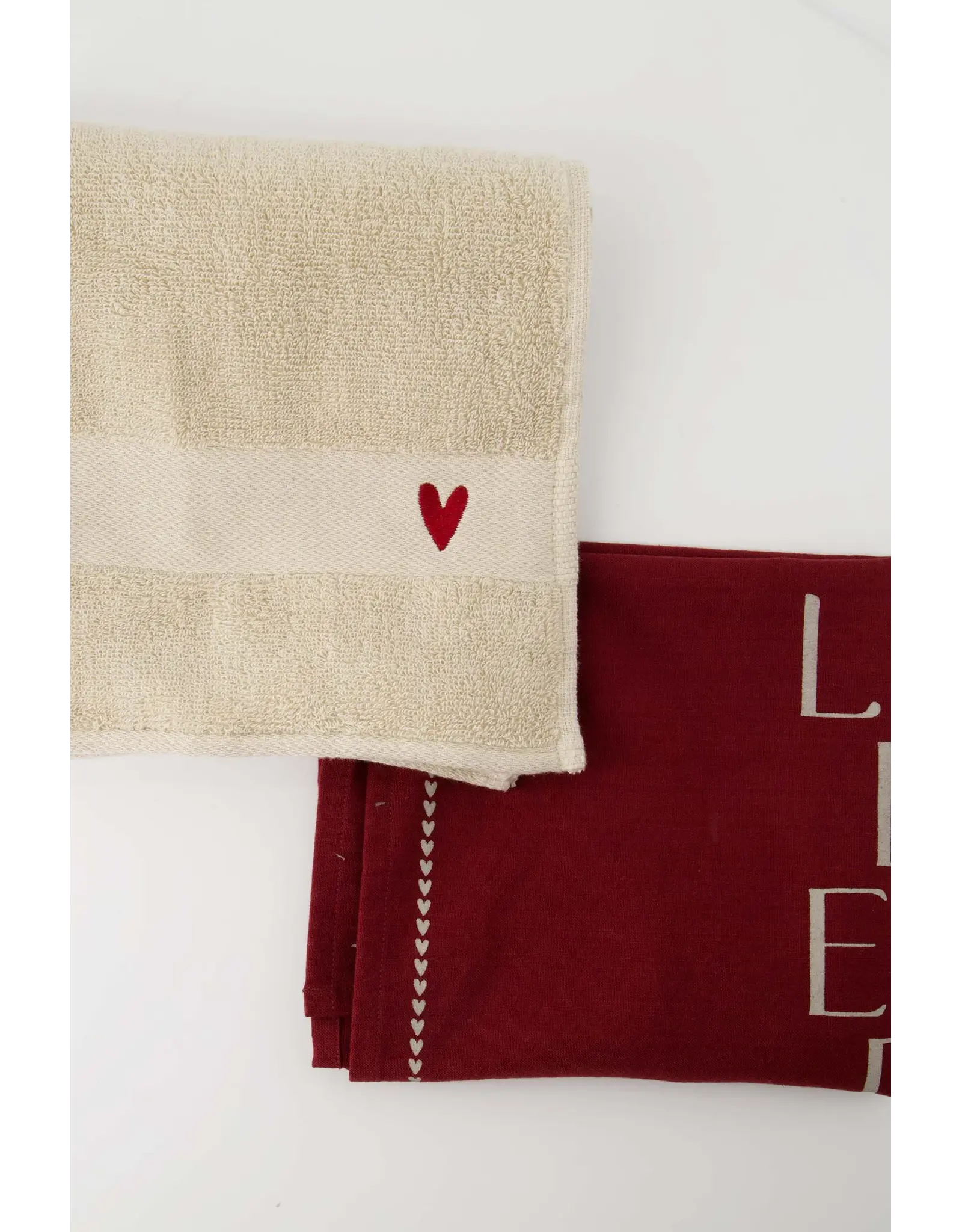 Keukenset lieverd wit/rood