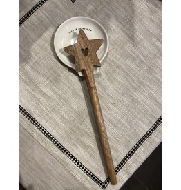 Lepelhouder + spatel Ster in de keuken