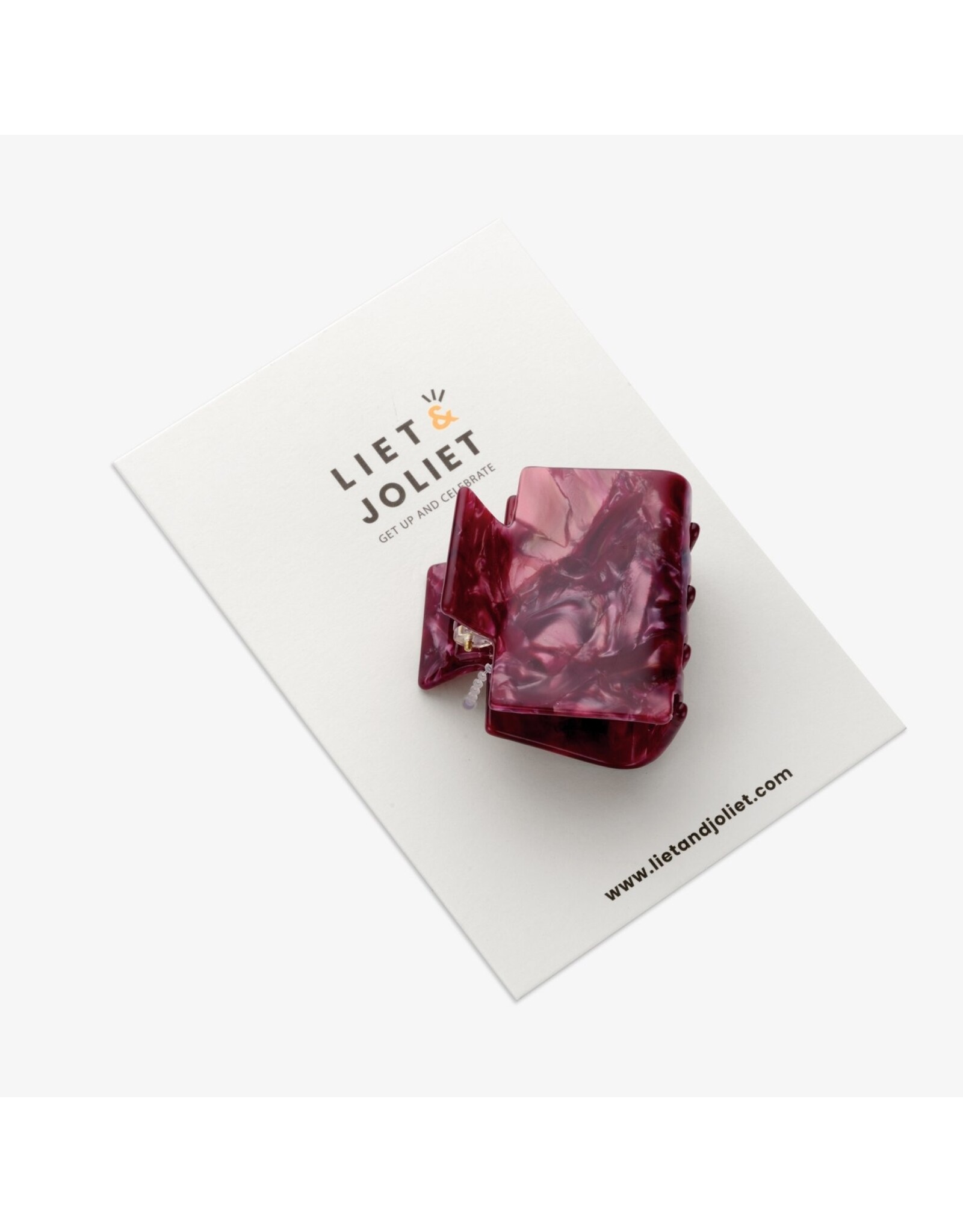 Haarspeld bordeaux toe