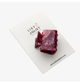 Haarspeld bordeaux toe