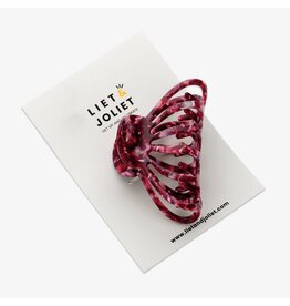 Haarspeld bordeaux raster+