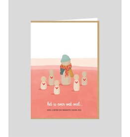 Wenskaart Het is even wat veel