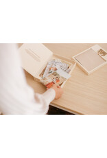 Houten lijnportret L