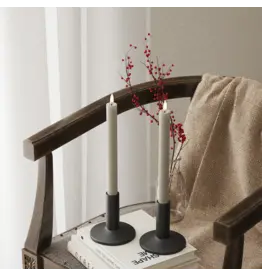 Set 2 Led dinerkaarsen sand