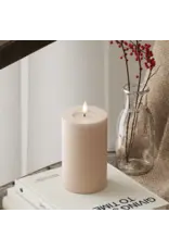 Led kaars nude roze