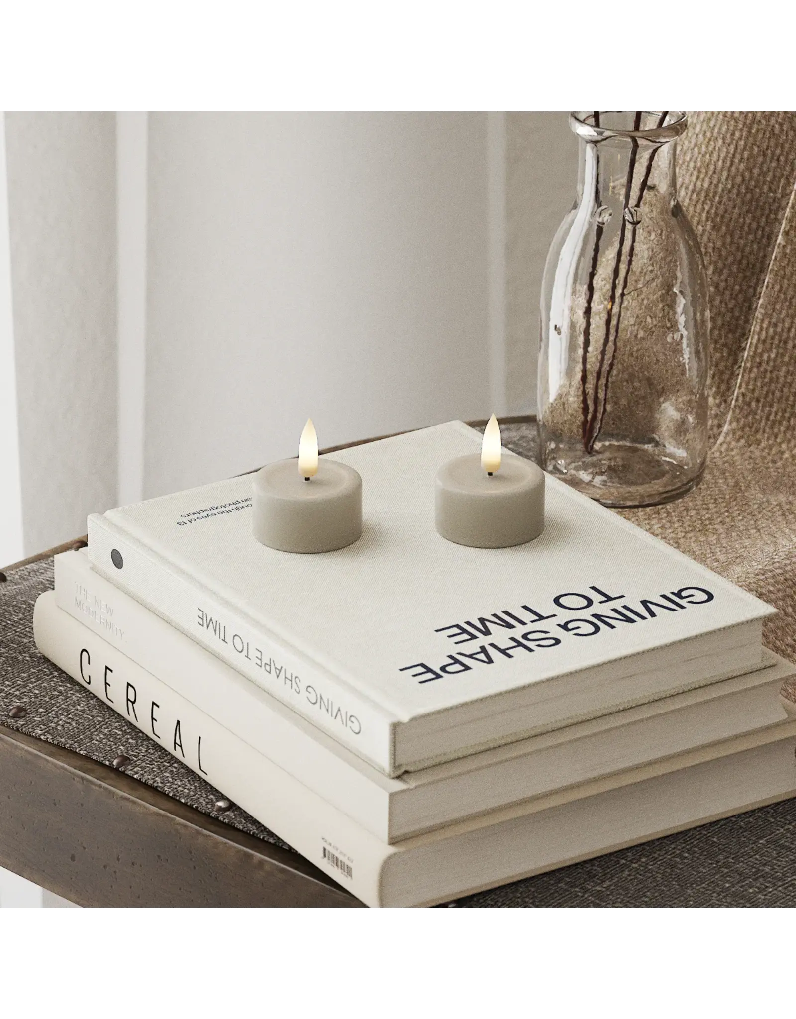 Set 2 Led theelichtjes sand