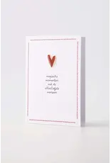 Wenskaart broche Magische momenten