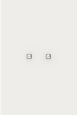 Studs pareltje zilver