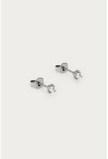 Studs pareltje zilver