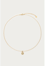 Ketting cirkel strass