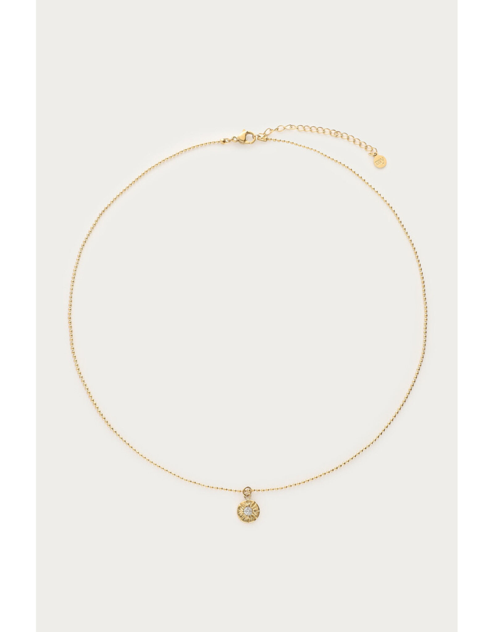 Ketting cirkel strass