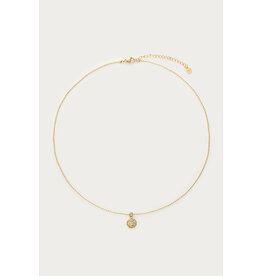 Ketting cirkel strass