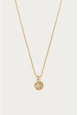 Ketting cirkel strass