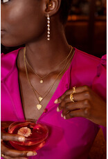 Ketting cirkel strass