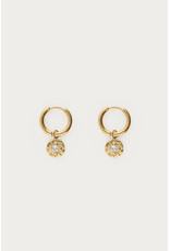 Oorringen cirkel strass