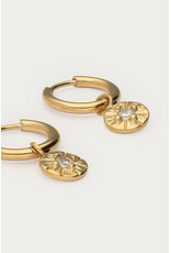 Oorringen cirkel strass