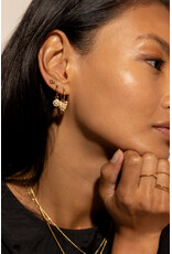 Oorringen cirkel strass