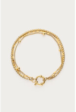 Armband driedubbel strass