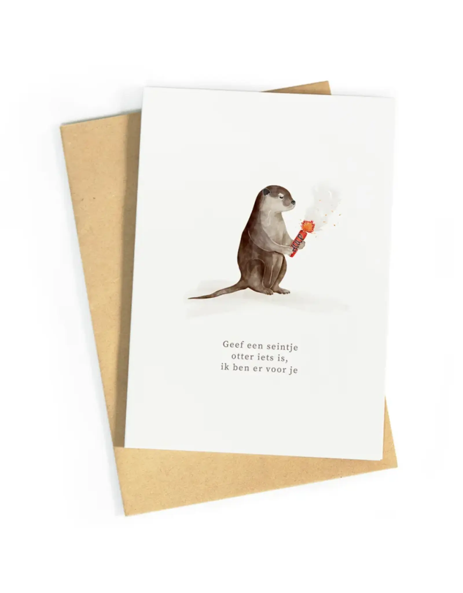 Wenskaart Ik ben er voor je