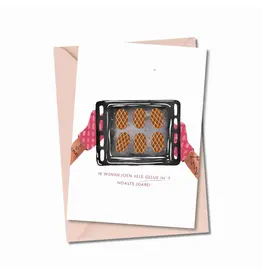 Wenskaart Ik wensn joen vele geluk in't noaste joare