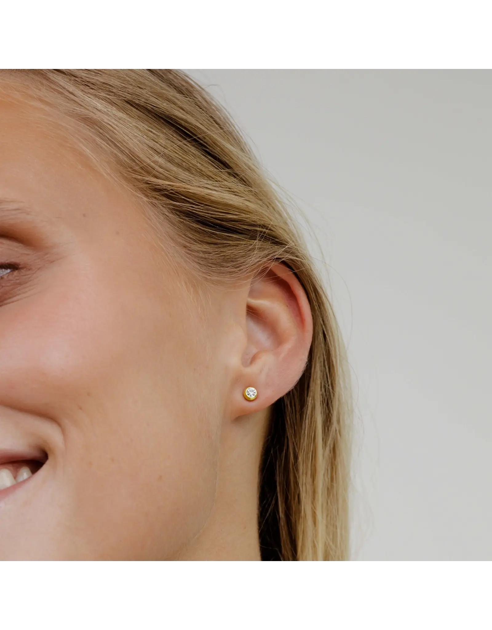 Studs kristal steentje