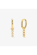 Oorringen trio kristal