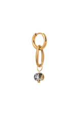 Oorring diamond 1 stuk