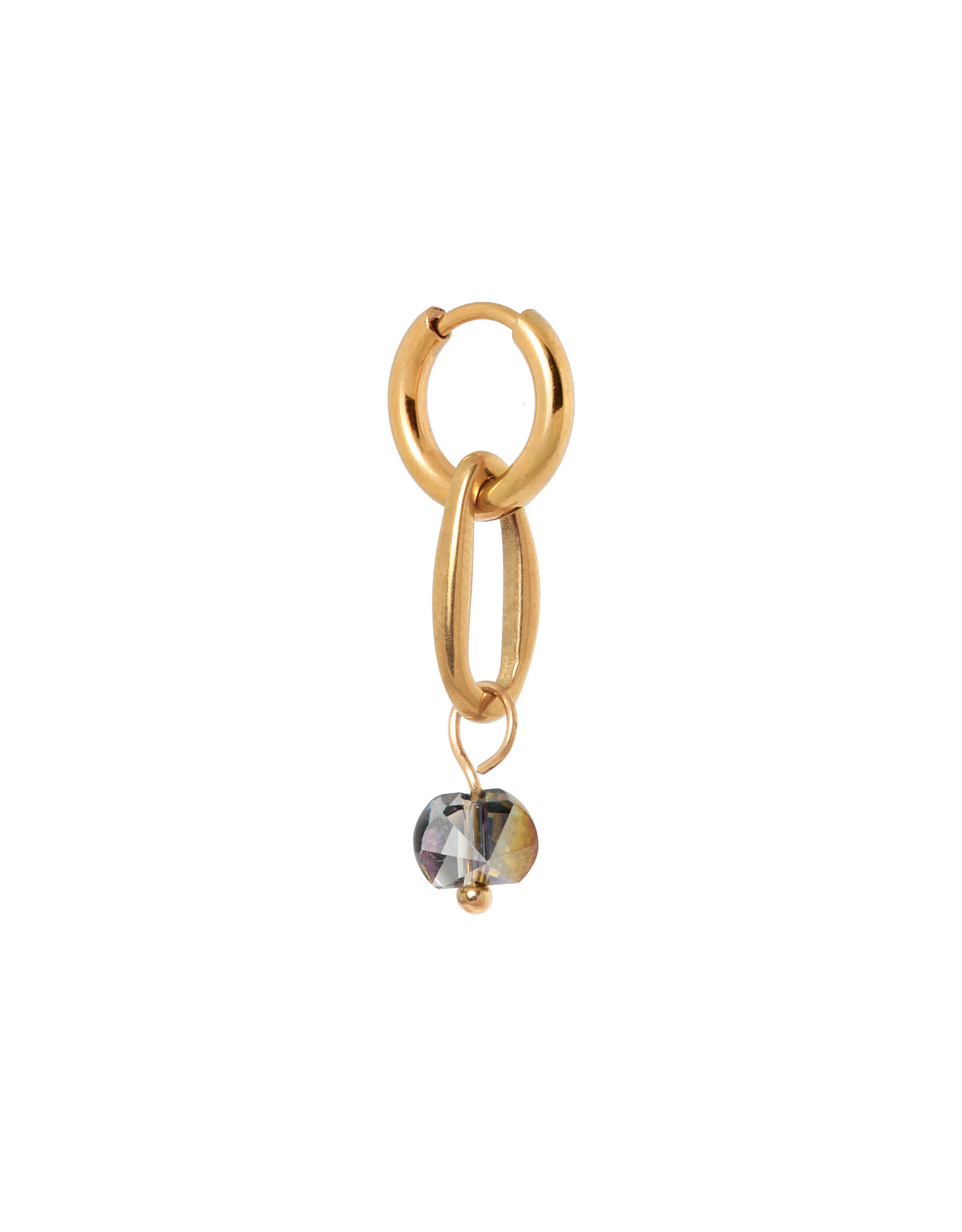 Oorring diamond 1 stuk