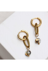 Oorring diamond 1 stuk
