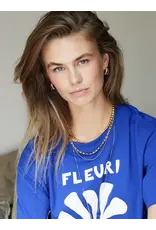 Brede strass oorringen