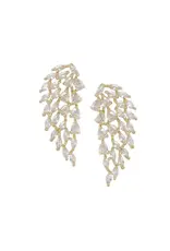 Oorstekers blad strass