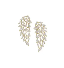 Oorstekers blad strass