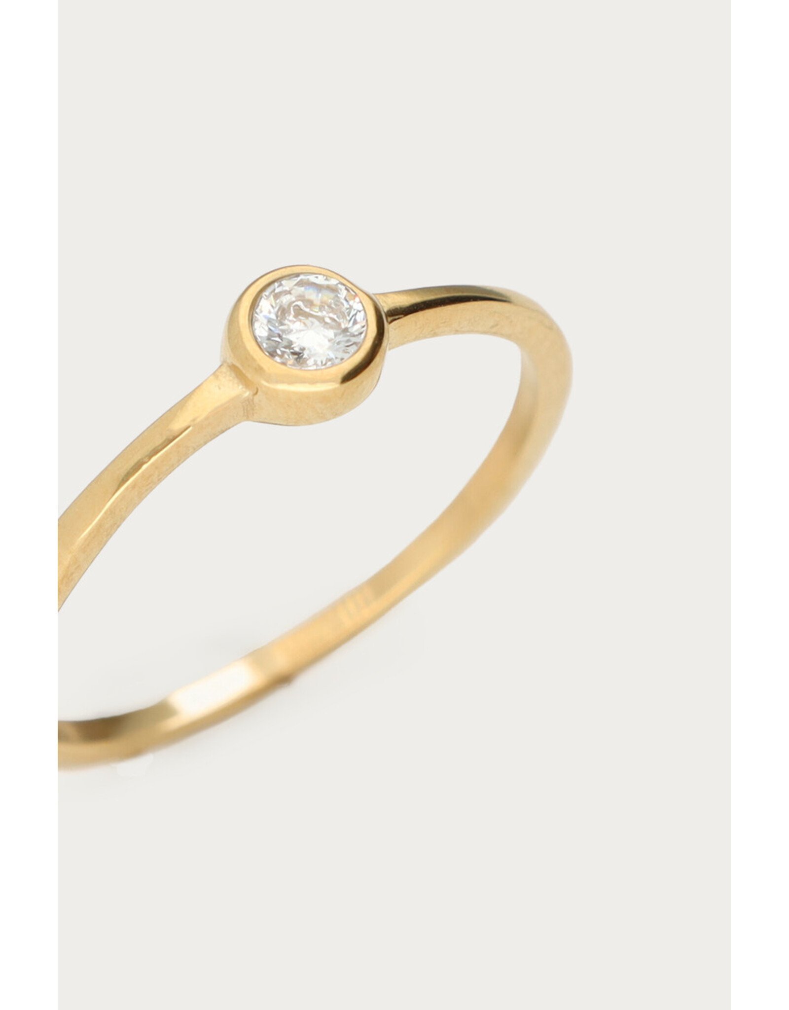 Ring fijn steentje
