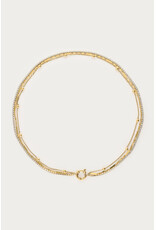 Ketting driedubbel strass