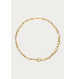 Ketting driedubbel strass