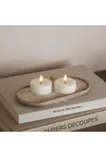 Set 2 Led theelichten jumbo white