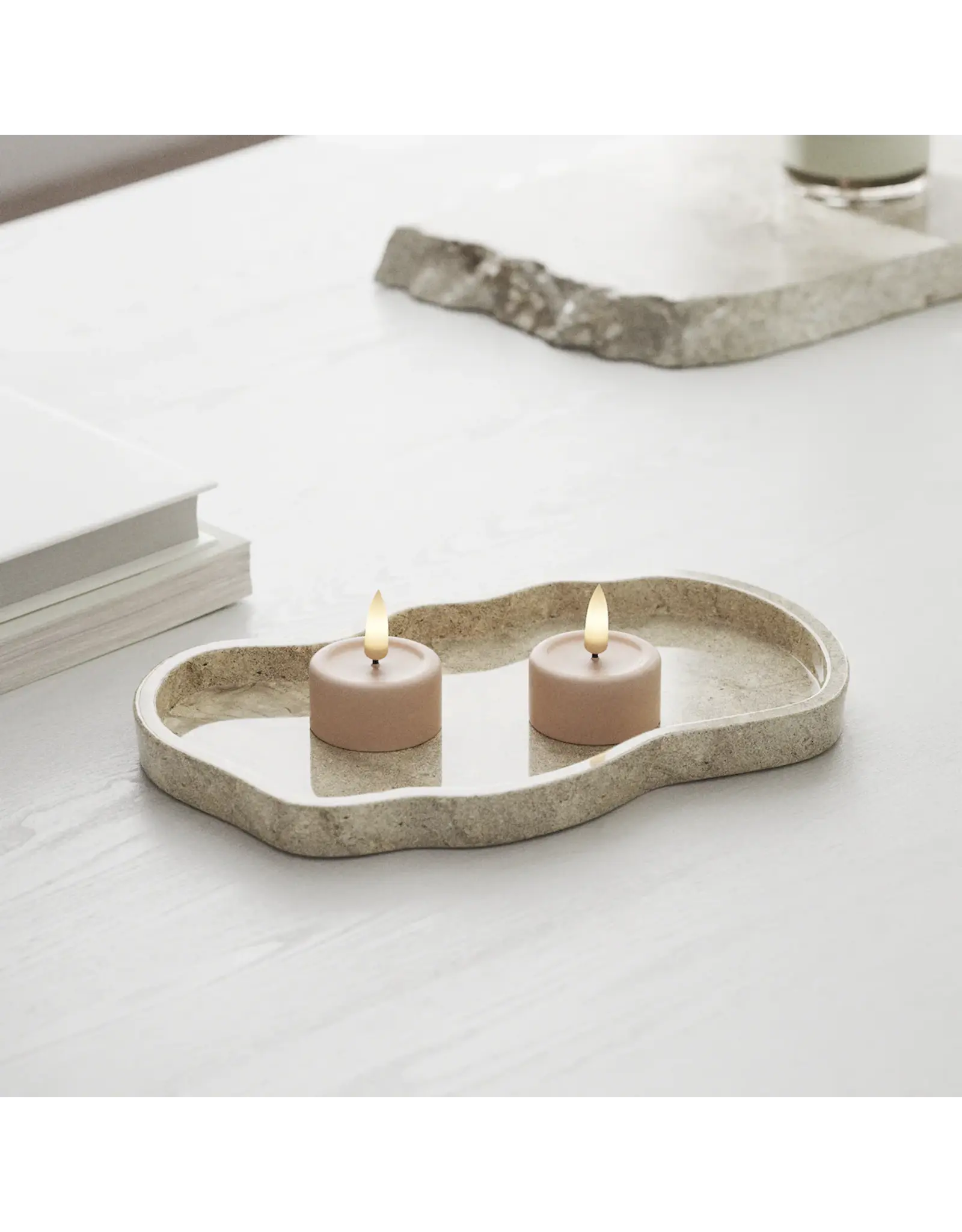 Set 2 Led theelichtjes roze