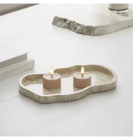 Set 2 Led theelichtjes nude roze