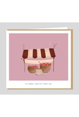 Wenskaart Allemaal hartjes voor jou