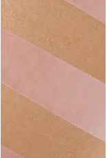 Kussen streep roze velvet