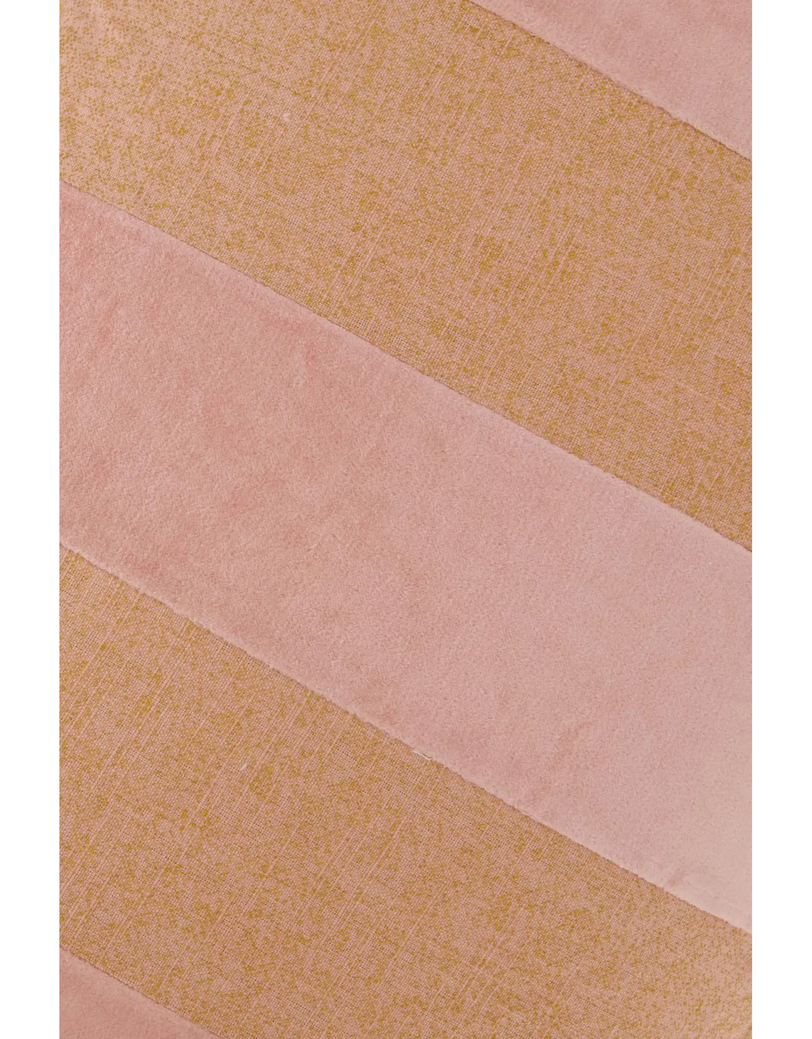 Kussen streep roze velvet