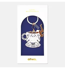 Sleutelhanger But first coffee