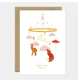 Wenskaart Hello there little cutie