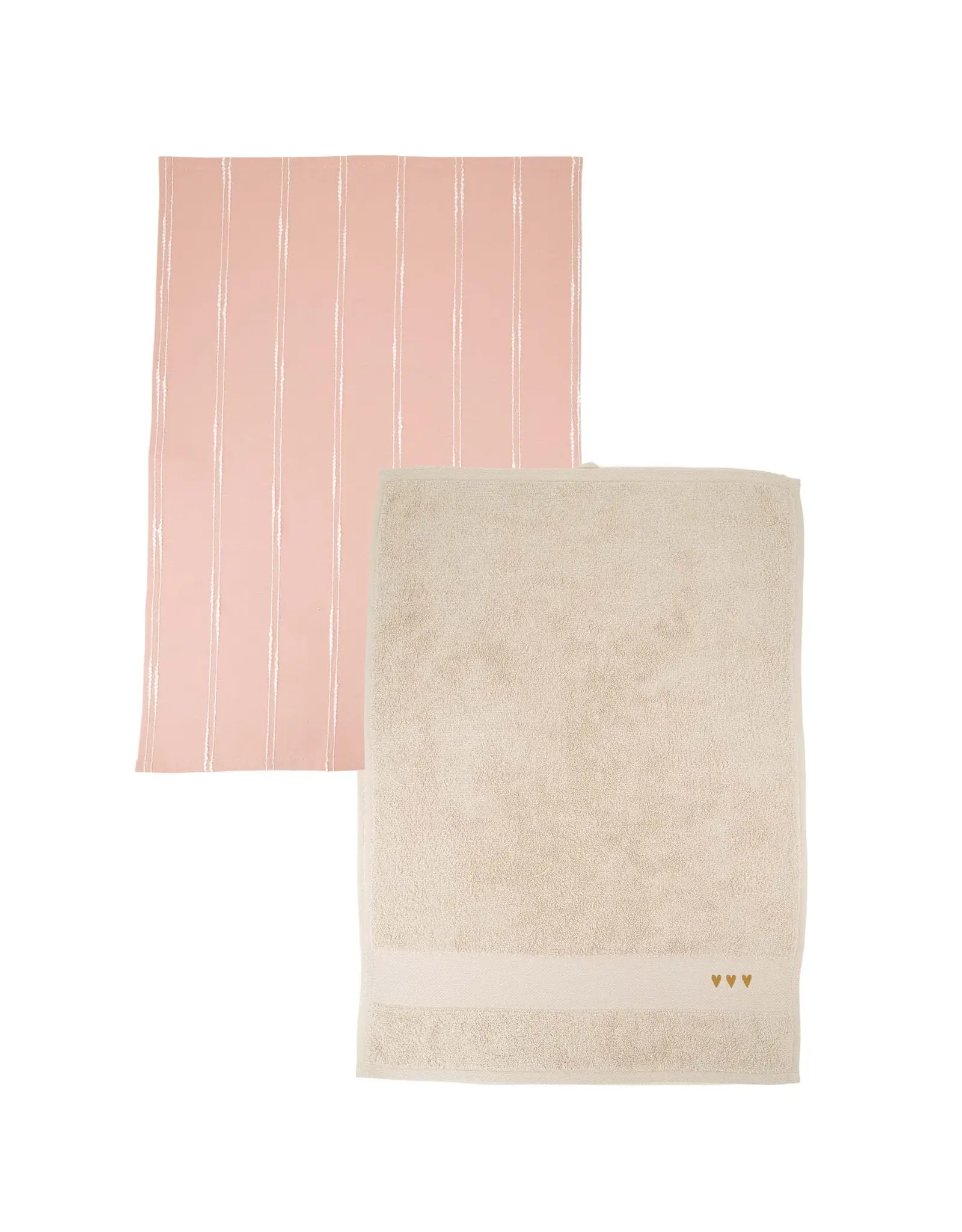 Keukenset streep hartjes